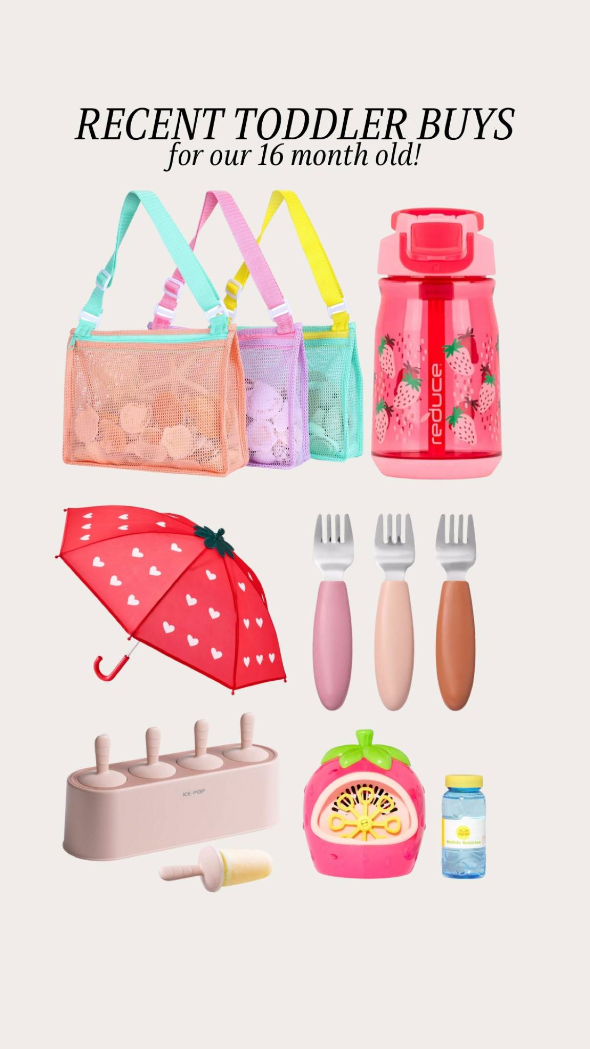 My recent toddler buys for our 16 month old! 