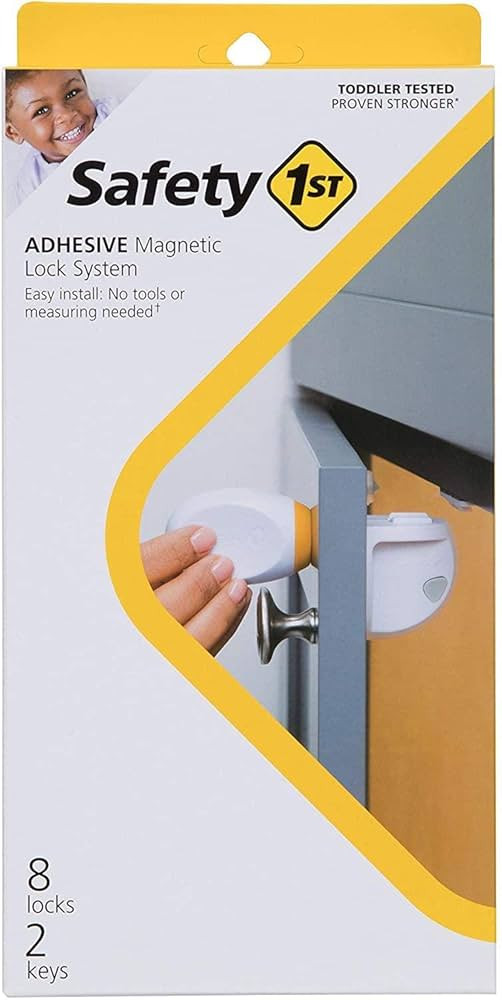 Safety 1st Adhesive Magnetic Lock System, 8 Locks And 2 Keys | Amazon (US)