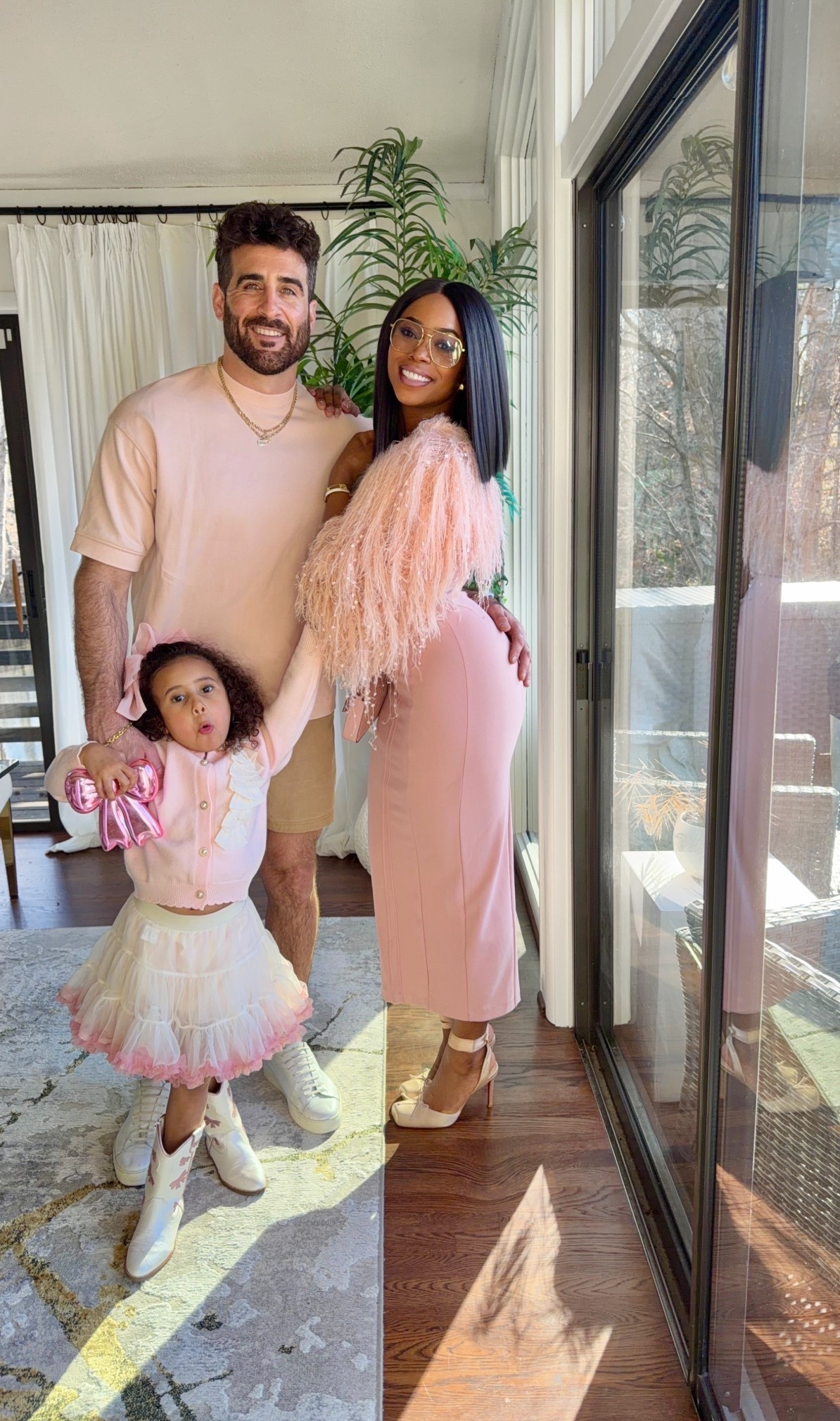 Shop our family date night outfit! All pink family outfit!! I’m wearing a size Small, Paul is wearing a size Large and Bella is wearing a size 5t! 

#LTKootd #LTKmomlife #LTKdayinmylife