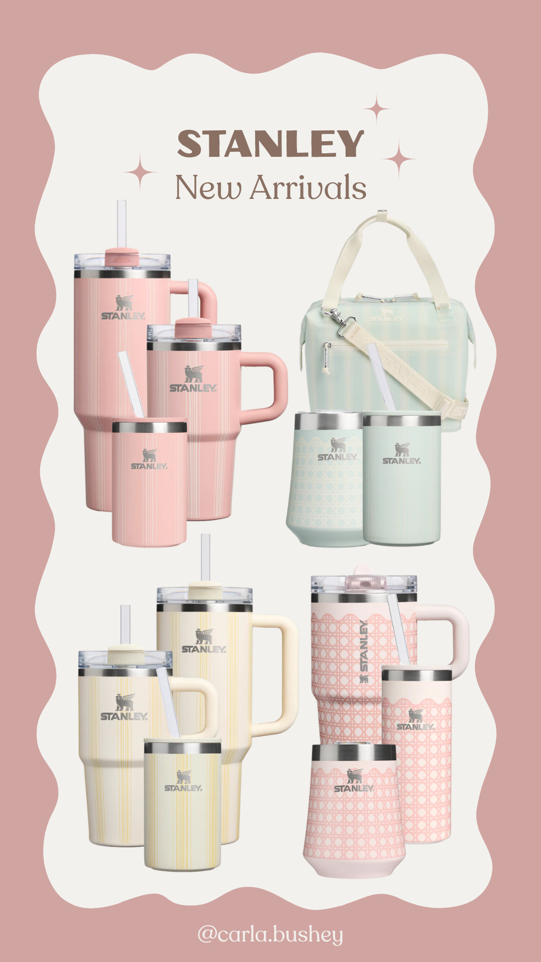 The NEW Stanley Picnic Collection has the best prints!! Both me and my girls are so excited to pick some out🌸🤍



Spring 2026, summer, stripes, pattern, outside, water bottle, insulated, metal, tumblr, coozie, yellow, pink, mist, carla.bushey 

 #LTKMothersDay #LTKSeasonal #LTKKids