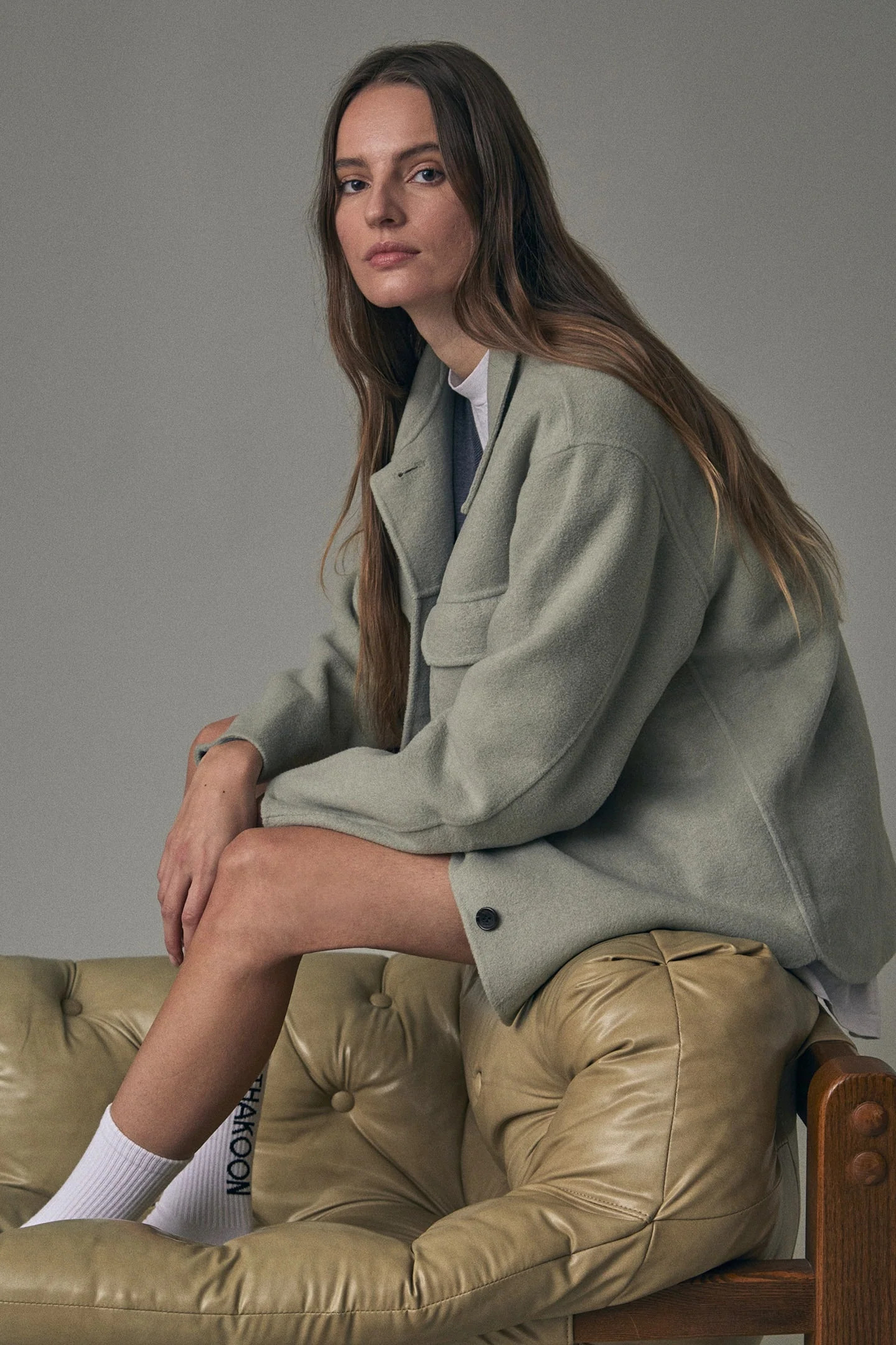 Wool Blend Shirt Jacket
      
      

      
      $195 | Thakoon