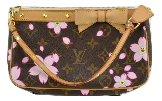 Pochette Accessoires Cherry Blossom Bag | Keeks Designer Handbags