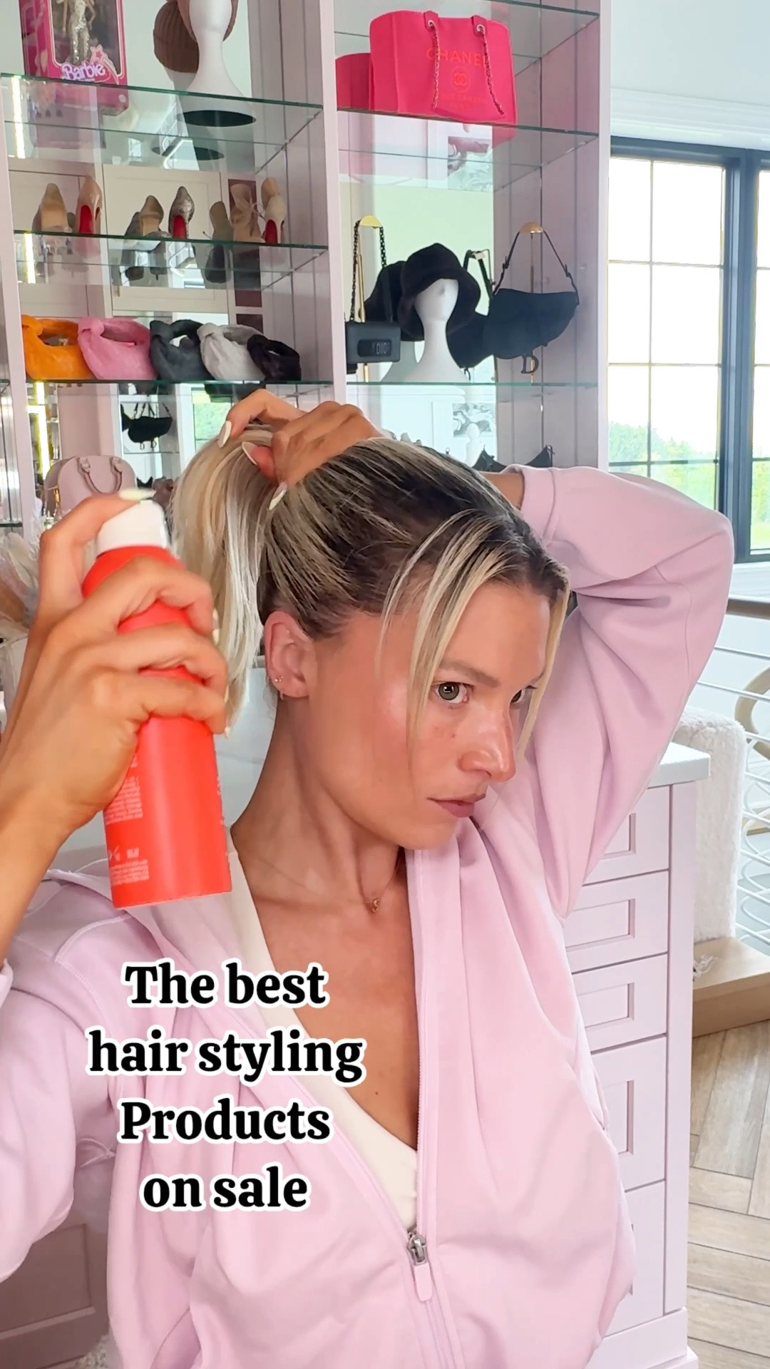My favorite hair products EVER are on sale for prime day and the savings are sooooo good. The styling wand and hair spray are my fav products of all time 👏🏼✨🤍