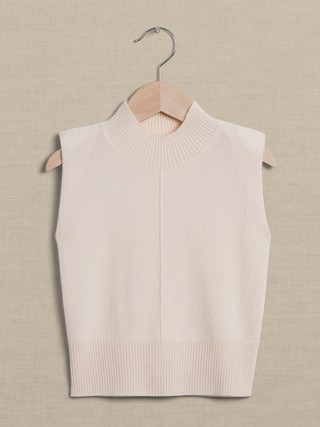 Franca Cashmere Padded-Shoulder Top for Toddler | Banana Republic (US)
