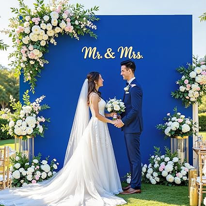 Royal Blue Square Arch Backdrop Cover 6.6FT x 6.6FT Arch Covers Stretchy Backdrop Spandex Fitted ... | Amazon (US)