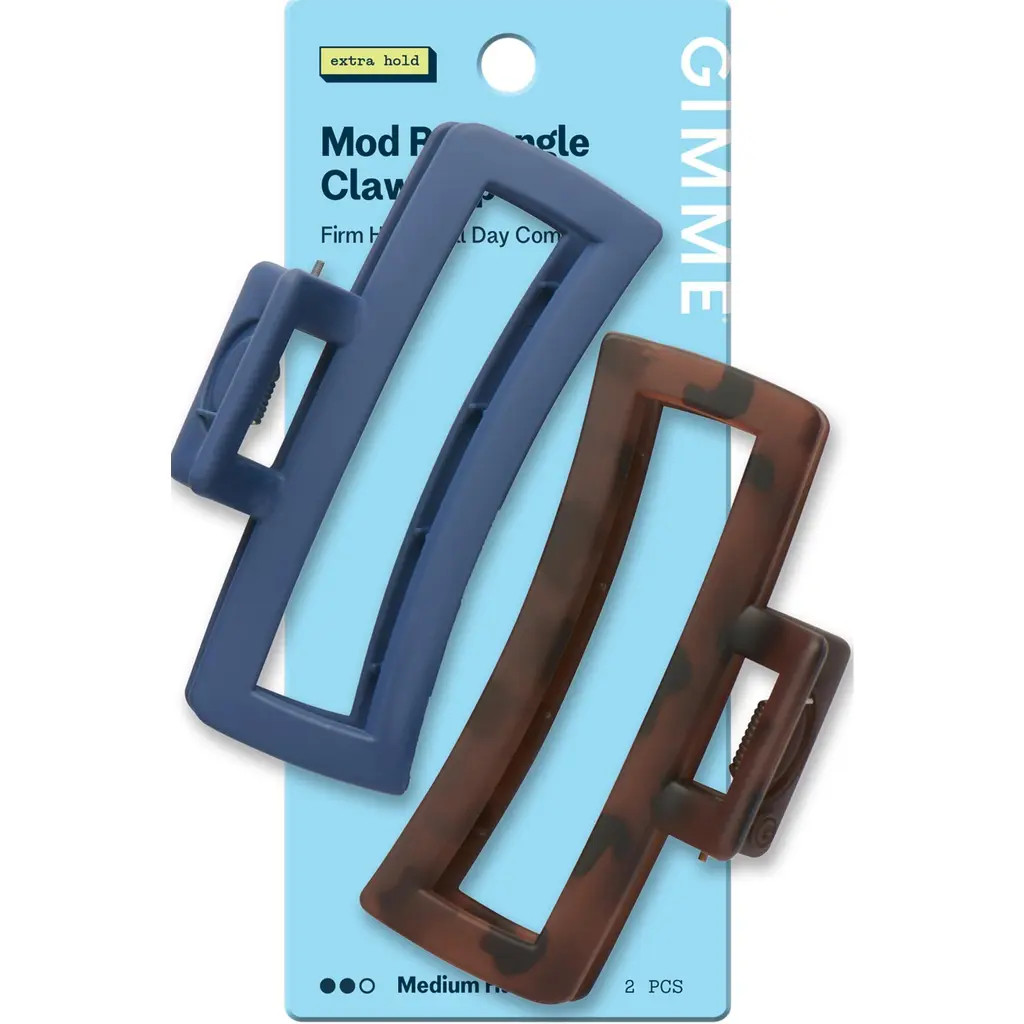 Gimme Beauty Thin Rectangle Claw Clip in Brown at Nordstrom | Nordstrom