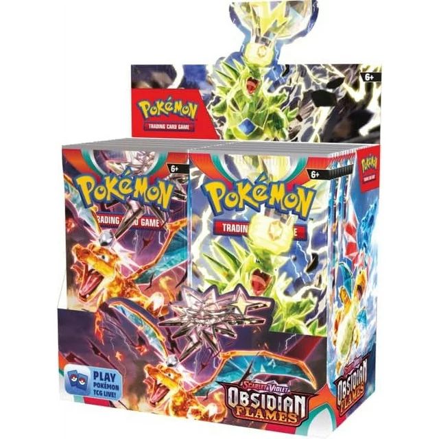 Pokemon Trading Card Game Scarlet & Violet Obsidian Flames Booster Box (36 Packs) | Walmart (US)