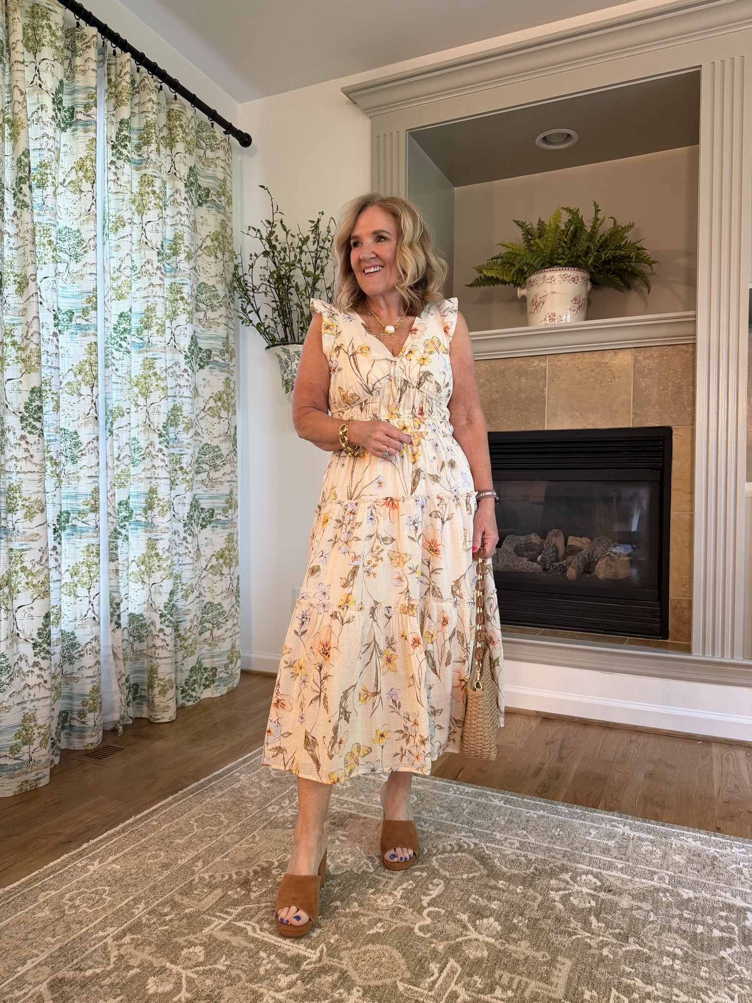 Everything is true to size except the rose colored jeans. They are a 6. And I cuffed them. So many cute spring finds! Definitely worth picking up a fun spring outfit. 

All the accessories linked too! 

Don’t forget, you can use my links and pick up in store! 

#LTKSaleAlert #LTKOver40 #LTKPetite