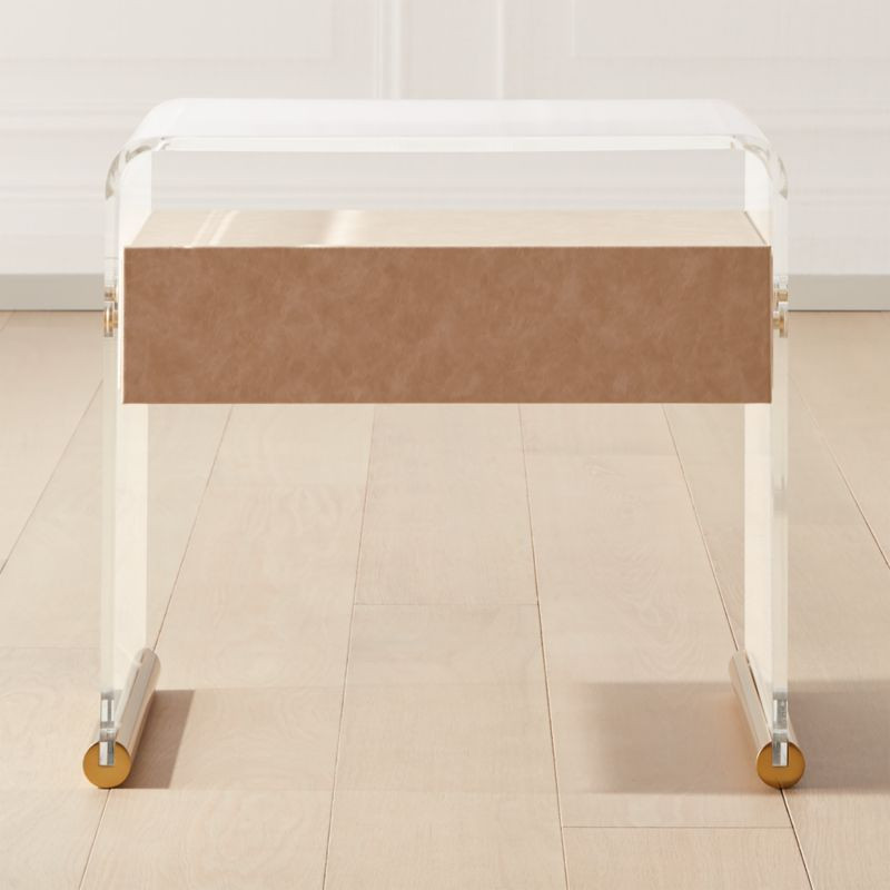 Esente Acrylic Nightstand + Reviews | CB2 | CB2