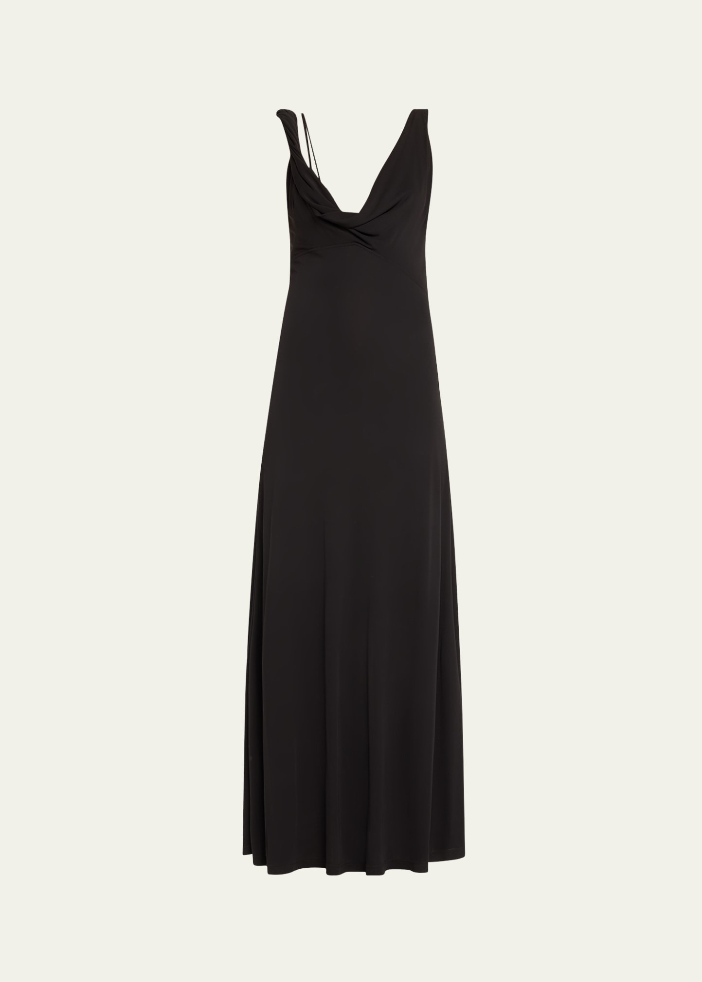 Toteme Twist Drape Crepe Jersey Dress | Bergdorf Goodman