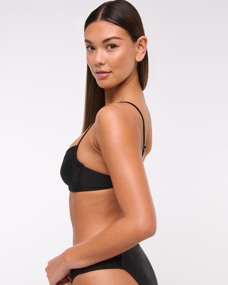 Ruched Underwire Bikini Top | Abercrombie & Fitch (US)
