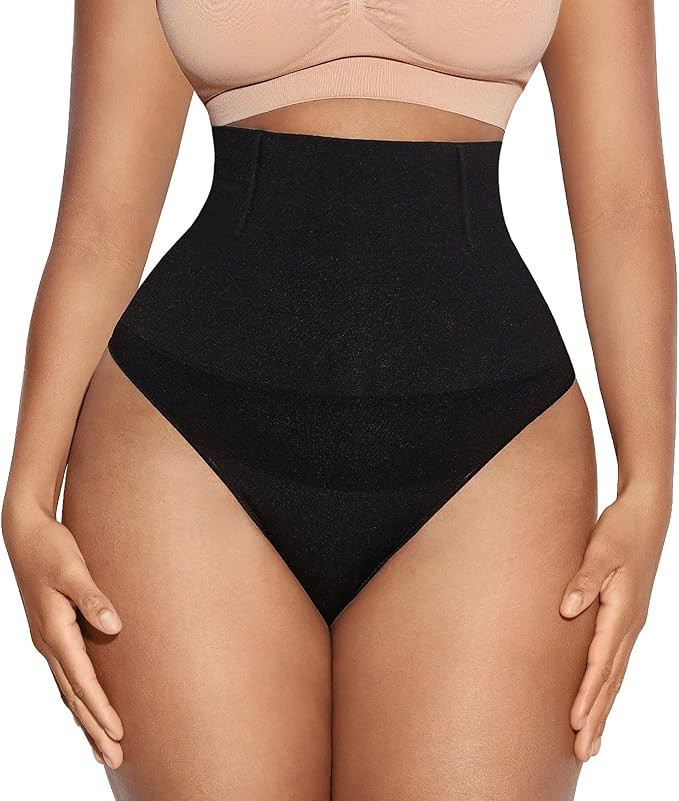 Lover-Beauty Shapewear for Women Tummy Control High Waist Seamless Thong Control Panties Invisibl... | Amazon (US)