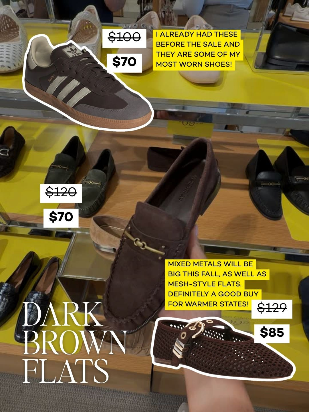 Chocolate brown is everywhere this season, and I’m here for it. These flats are timeless, comfortable, and easy to style.

#brownstyle #flats #fallfashion #capsulewardrobe #ltkfashion
