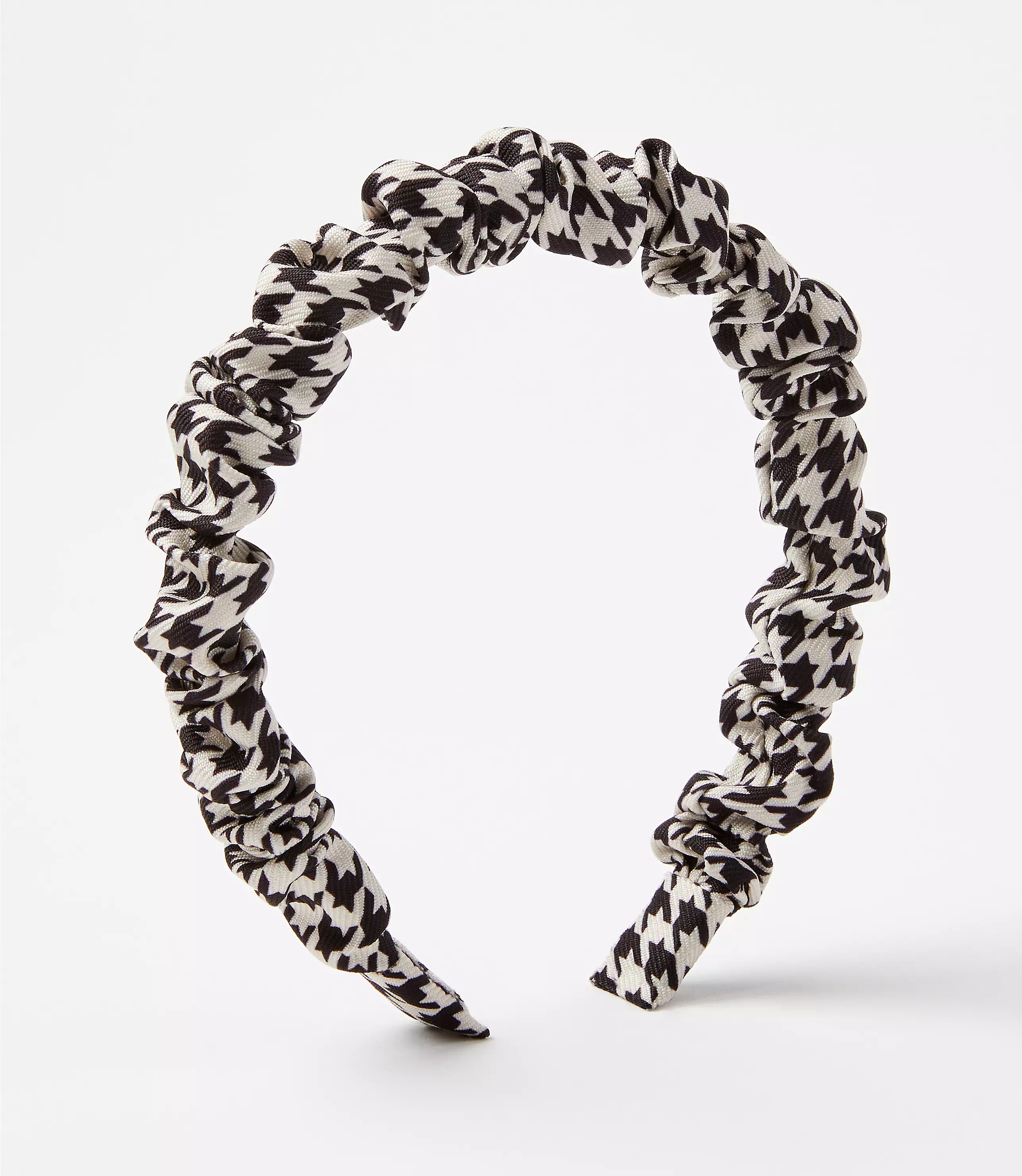 Houndstooth Ruched Headband | LOFT