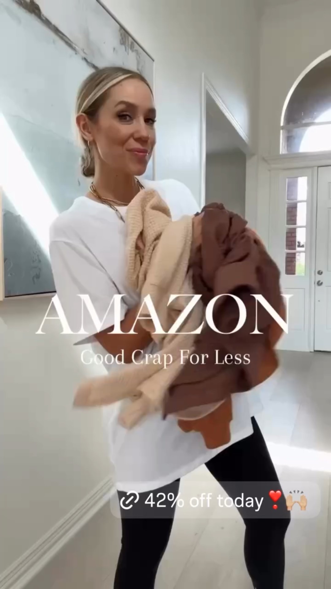 42% off today! This is the LOWEST I’ve ever seen these marked 🙌🏼🤍

I wear my tts (small) but you could also size up if you want it more oversized. 

#LTKootd