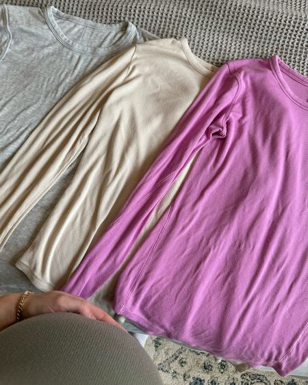 my go to tops!! Not maternity but super stretchy, great length, and so comfy  

#LTKbump #LTKfindsunder100 #LTKstyletip