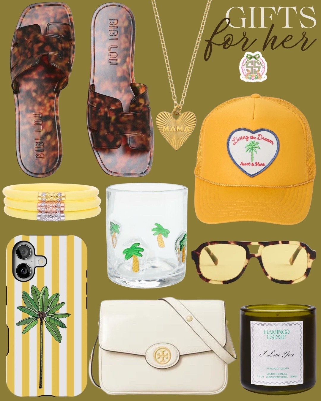 Mother’s Day gifting made easy 💛🌴
If she loves a little sunshine, palm prints, and everyday pretty pieces… this roundup is so her.

From chic tortoise sandals + sunnies to the cutest palm details and a bag she’ll carry all summer — these are the kind of gifts she’ll actually use (and love you for 😉)

Saving this for husbands, daughters, and last-minute shoppers 🙋🏼‍♀️✨

Everything linked for easy gifting 💌

#MothersDayGifts #GiftsForHer #LTKStyle #SouthernStyle #GiftGuide #AmazonFinds #CoastalStyle

#LTKmomlife #LTKTravel #LTKMothersDay