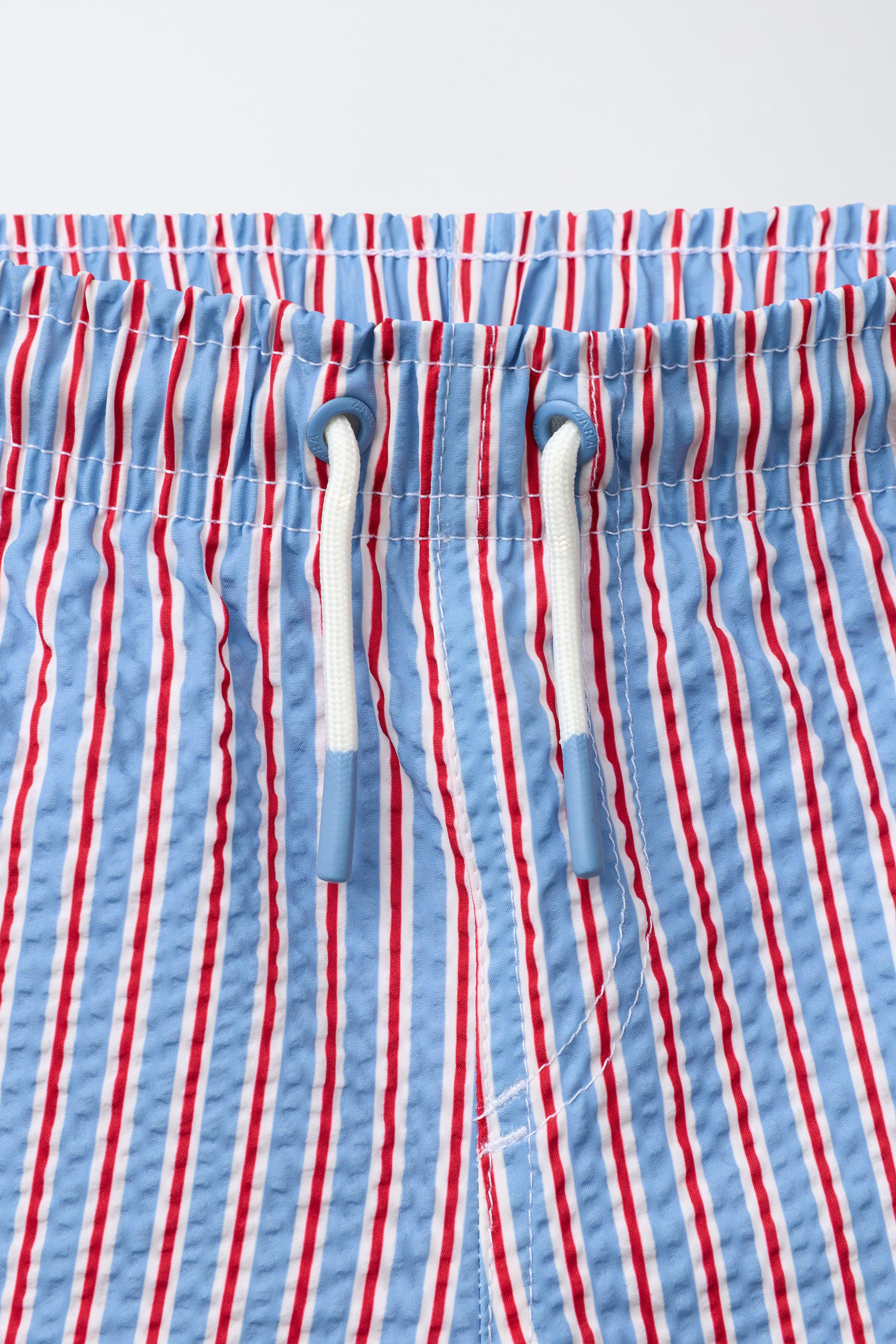6-14 YEARS / STRIPED SWIM SHORTS | Zara US
