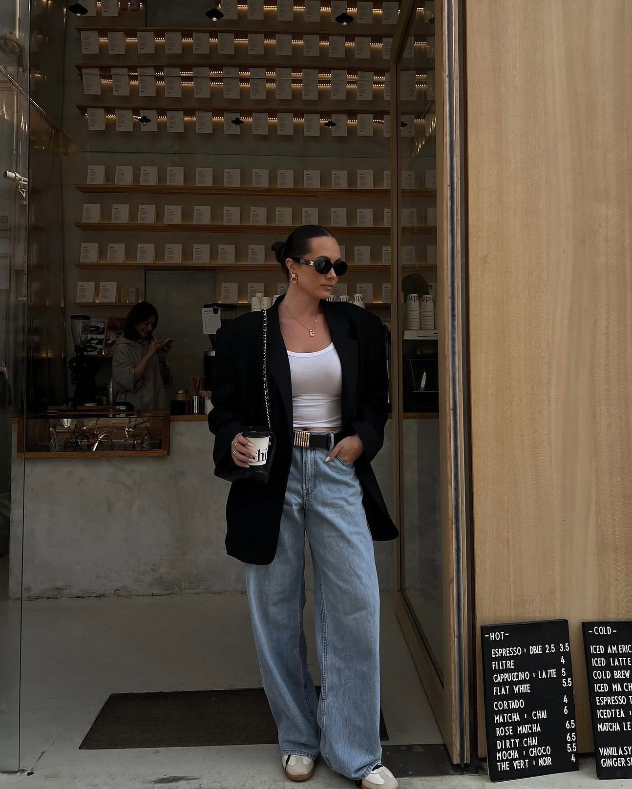 Casual blazer and jeans outfit for coffee - wearing some of my favorite closet staples from Abercrombie!

#LTKootd #LTKSeasonal