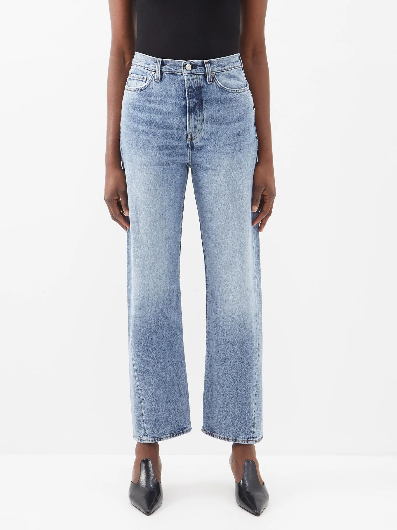 Twist-seam straight-leg jeans | Matches (UK)
