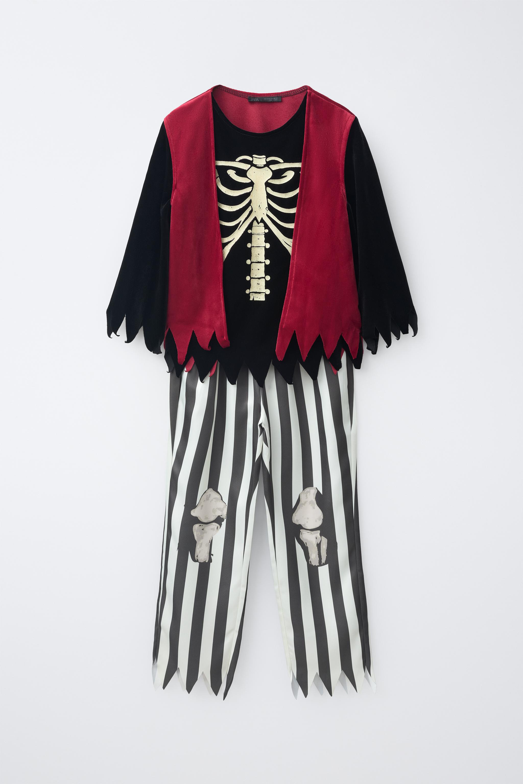SKELETON PIRATE COSTUME SET | Zara UK