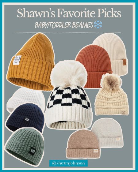 It’s one of my favorite times of year…baby beanie season ❄️ Here are some of our families favorites! 

#LTKbaby #LTKMostLoved #LTKSeasonal