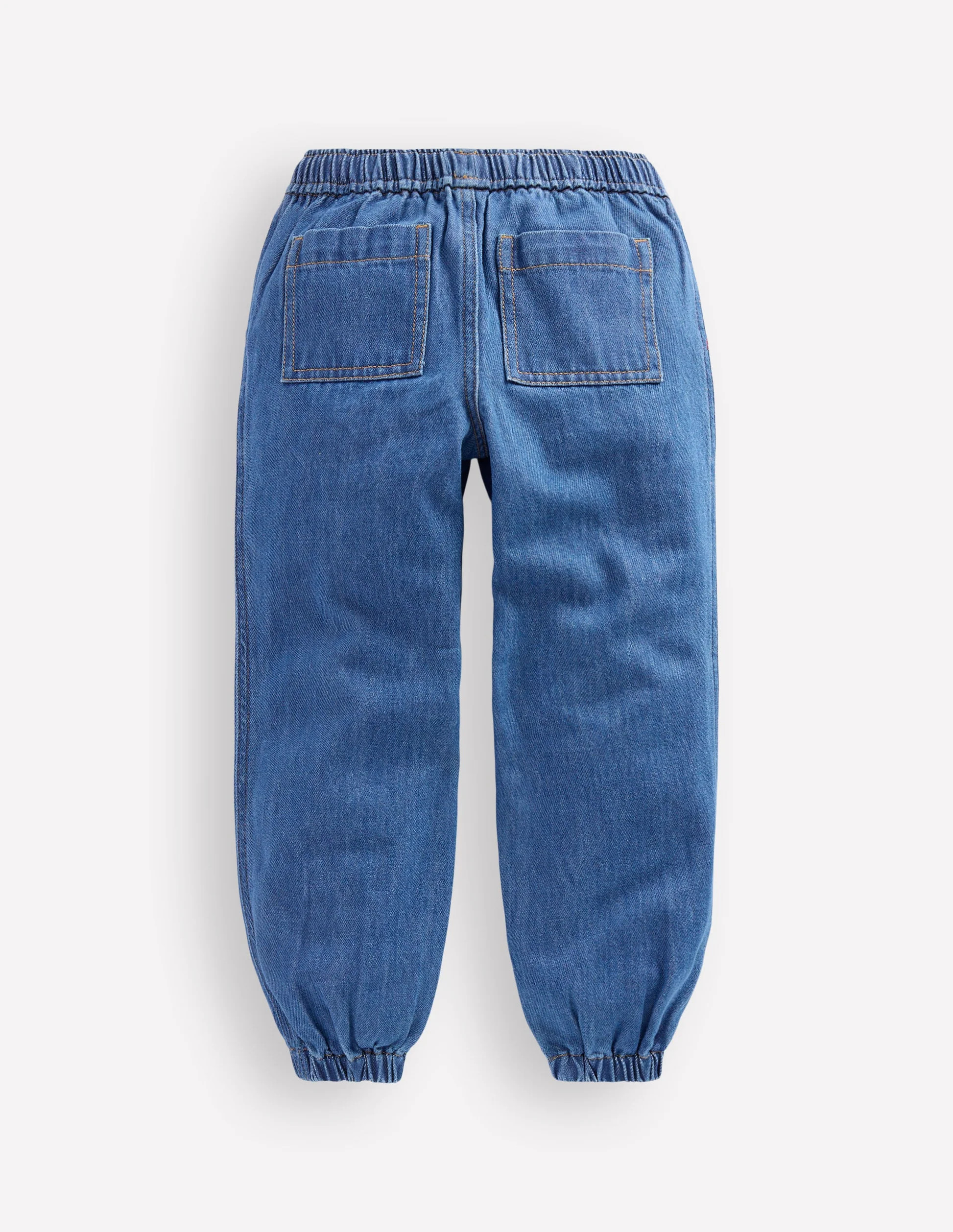 Pull-on Cuffed Jeans-Mid Vintage | Boden (US)