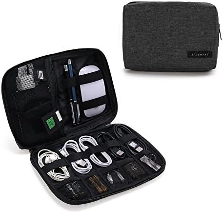 BAGSMART Electronic Organizer Small Travel Cable Organizer Bag for Hard Drives, Cables, Phone, USB,  | Amazon (US)