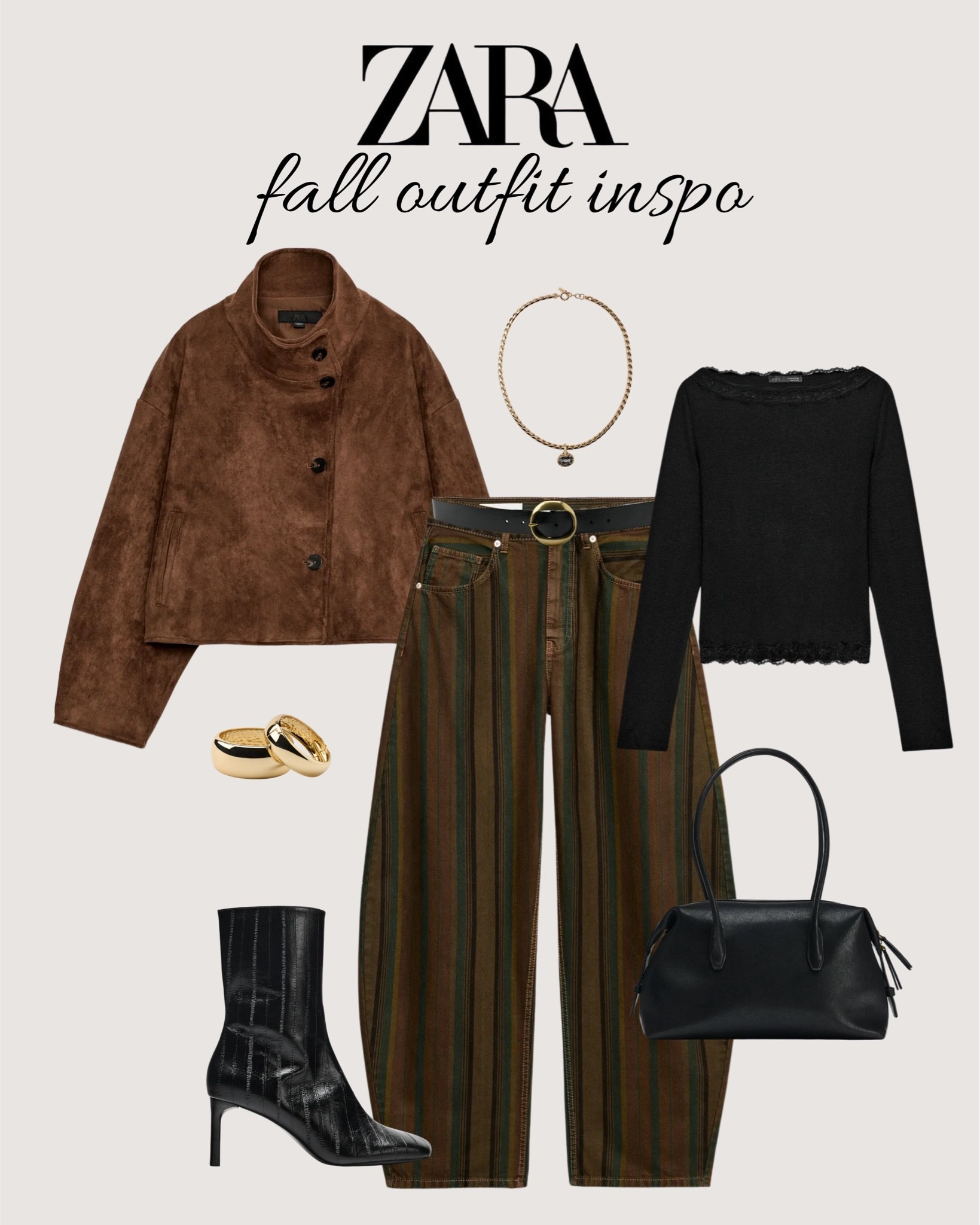 ZARA NEW-IN OUTFIT INSPO✨ the outfit I was wearing today but with a different top🖤 I think this one would go even better with the outfit 🫰🏻

#LTKFashionMonth #LTKautumn #LTKstyletip