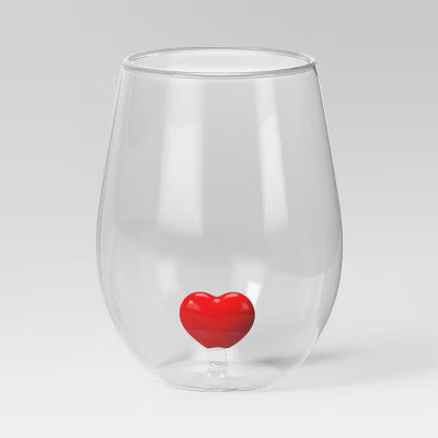 18.5 fl oz Heart Wine Tumbler - Threshold™ | Target