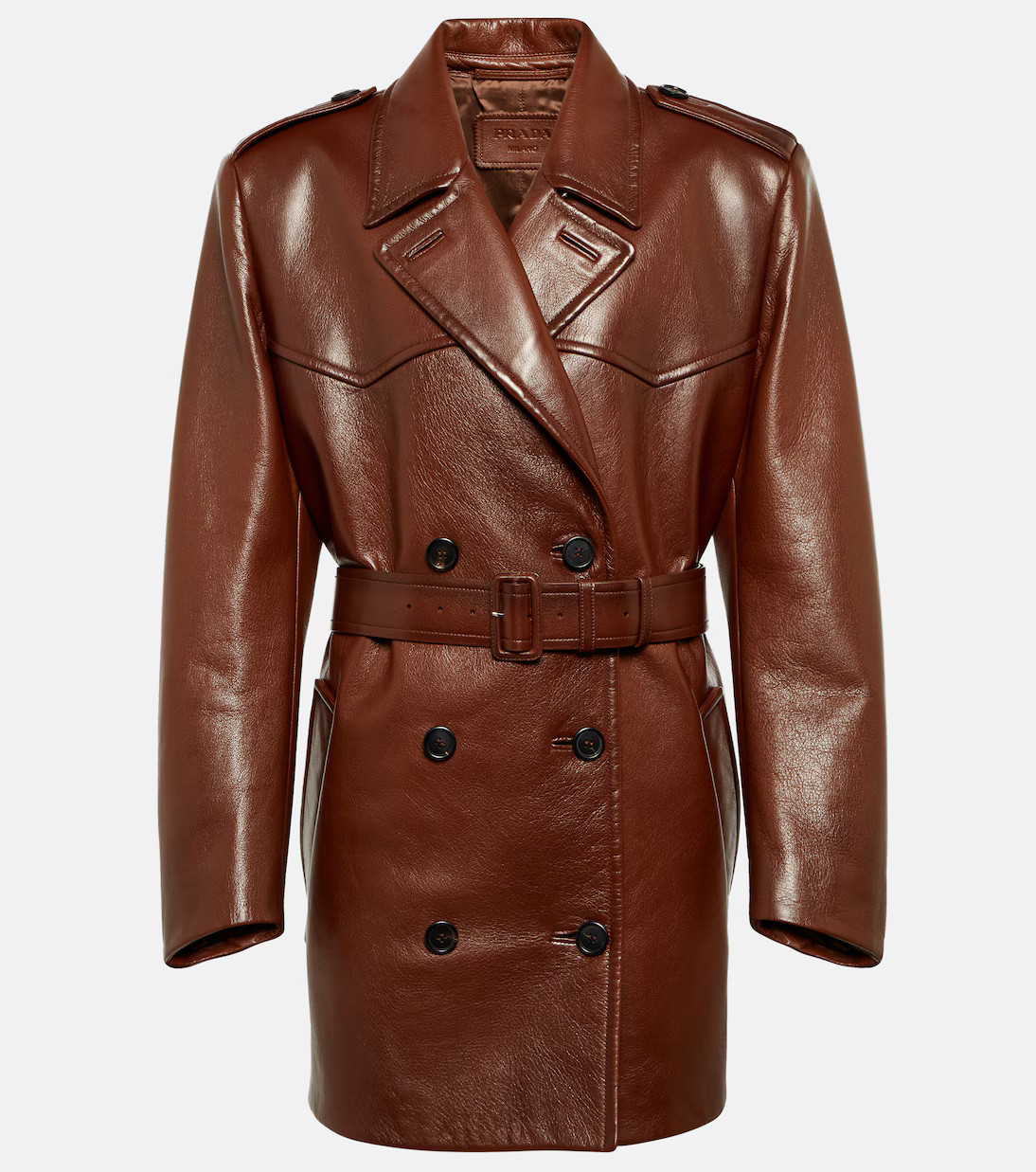 Leather trench coat | Mytheresa (UK)