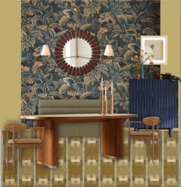 West Elm x Pierce & Ward Dining Room Design | Chilled Wine Behr Paint

#LTKHome