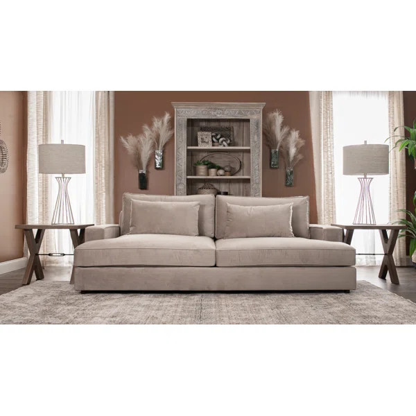 Bailey 94" Square Arm Sofa with Reversible Cushions | Wayfair North America