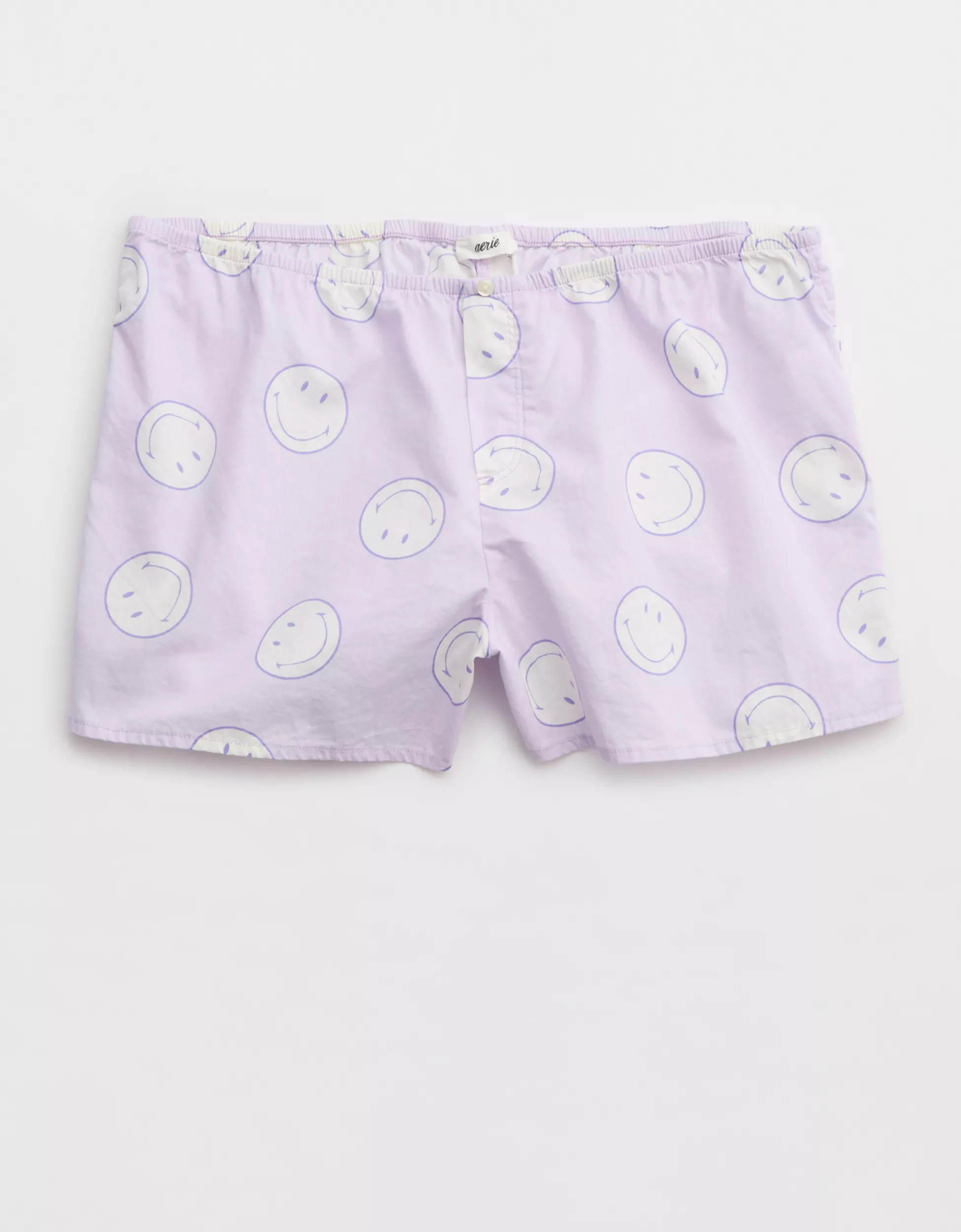 Aerie Smiley® Poplin Boxer | Aerie