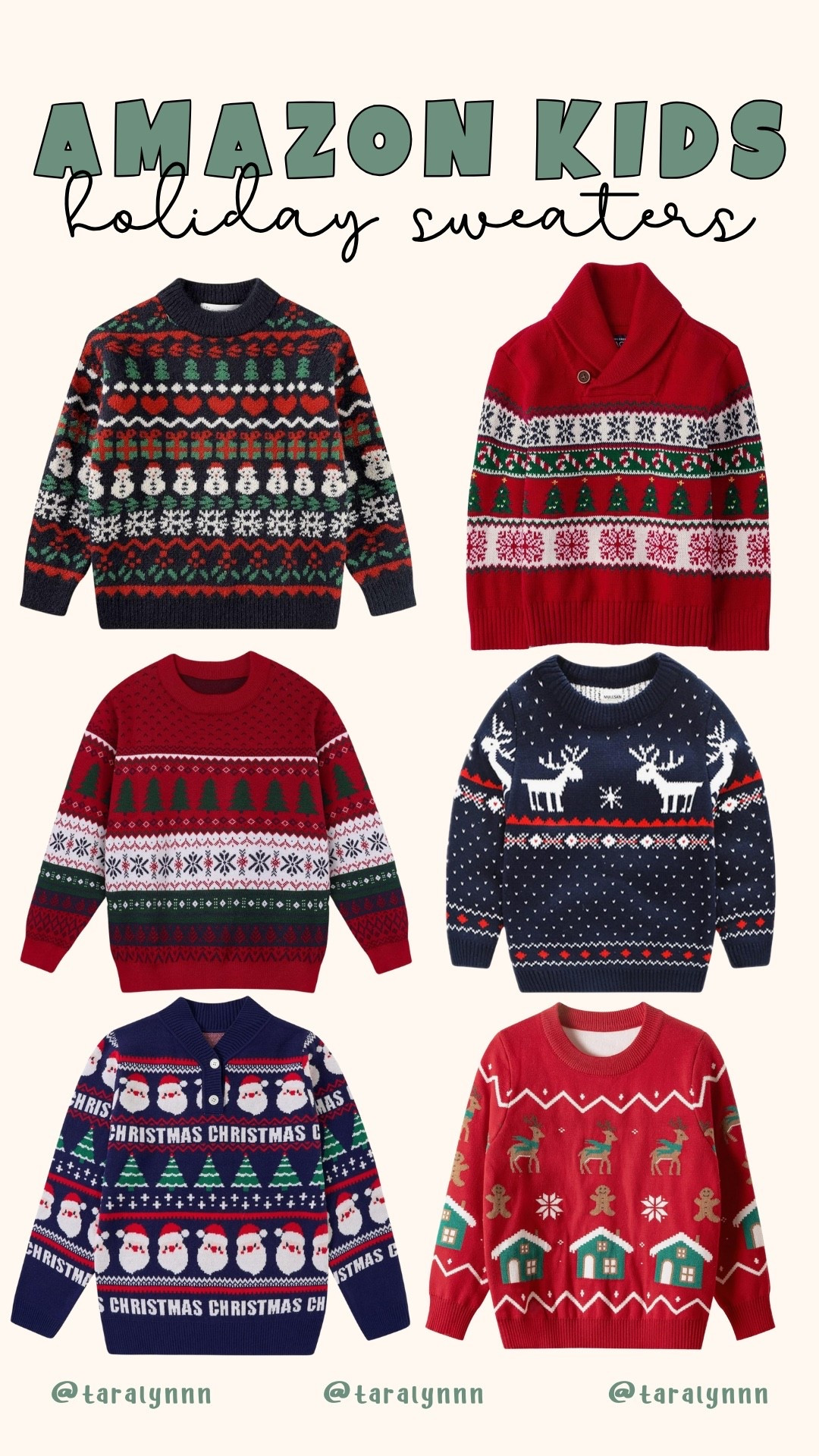 Holiday Kids Sweaters from Amazon 🎄🎅🏼

#holiday #christmas #kids #toddler #sweater #outfit #reindeer #snowman #santapictures #holidaysweater #amazon #amazonholiday

#LTKStyleTip #LTKFindsUnder50 #LTKHoliday