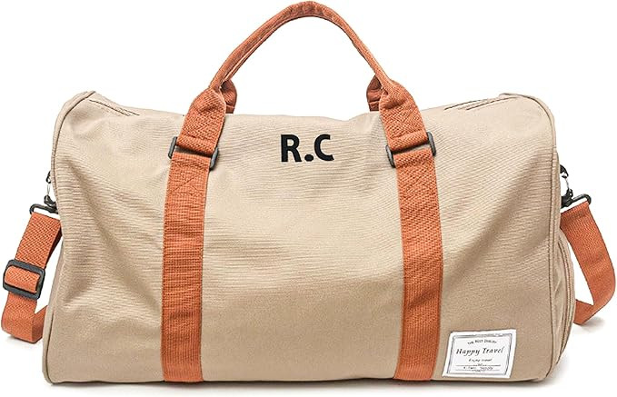 Personalized Travel Duffel Bags - Gym Tote & Overnight Bags - Shoulder Weekender & Overnight Bag | Amazon (US)
