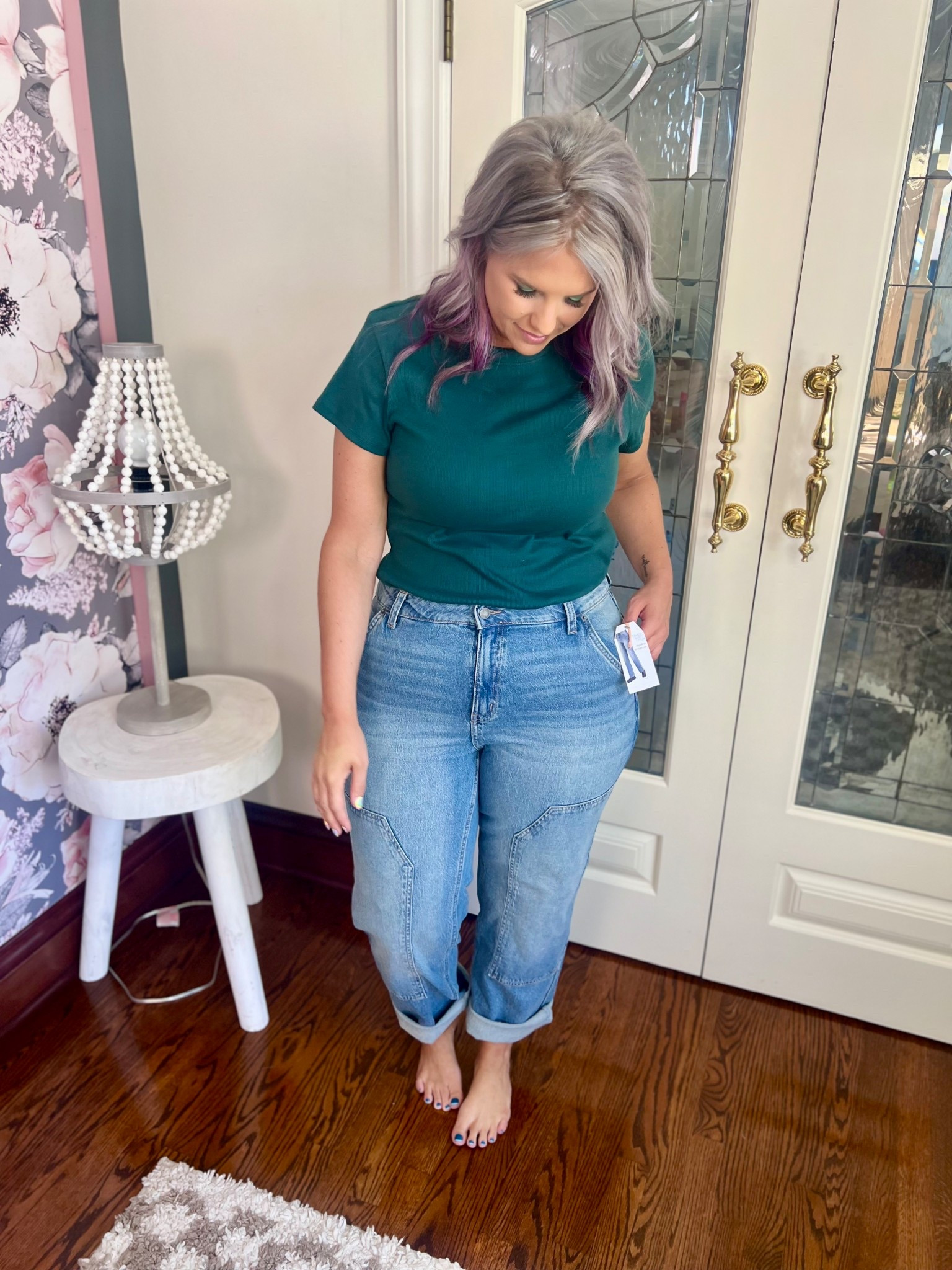 Love these!! So unique - carpenter jeans, fall jeans - cute down or rolled!
Size 14, TTS 

#walmart #walmartfashion #walmartstyle  walmart fashion, walmart style, walmart outfit, walmart look, walmart fashion, found it at walmart, walmart fashion finds, walmart summer, walmart winter, walmart fall, walmart spring, walmart new arrivals, walmart outfit, walmart outfit inspo, walmart outfit inspiration, walmart curves, walmart curvy, curvy walmart, midsize walmart, walmart midsize, walmart ootd, walmart shopping, new at walmart  #denim #jeans denim outfit, jeans outfit, affordable jeans, budget jeans, jeans under $50, jeans under $100, jeans under $30, denim under $100, denim under $50, denim under $30, denim jeans inspo, jeans inspo, denim inspo, denim inspiration, jeans inspiration, denim jeans inspiration, how to style jeans, how to style denim, denim outfit, denim outfit ideas, denim outfit inspo, denim outfit inspiration, jeans ootd, denim ootd, jeans look, denim look, denim jeans look, straight leg, distressed, slim straight, cropped, jeanslook, curvy jeans, curvy denim, jeans for curves, midsize denim, midsize jeans, denim for big butt, denim for big booty, jeans for big booty, jeans for big butt, large hips, pear shaped, jeans for pear shapes, denim for pear shapes, jeans for large hips, denim for large hips #fall #ootd #outfit #seasonal #autumn #sweater #boots Fall outfit, seasonal outfit, fall fashion, fall style, fall outfit ideas, fall outfit inspo, fall outfit inspiration, styling for fall, styling fall outfits, autumn style, autumn fashion, autumn ootd, autumn outfit, fall tops, fall boots, fall sweater, fall sweaters, fall look, fall looks, fall inspo, fall inspiration, fall styling, fall ootd, ootd fall, fall midsize, fall curvy, fall photos 

#LTKMidsize #LTKFindsUnder100 #LTKFindsUnder50