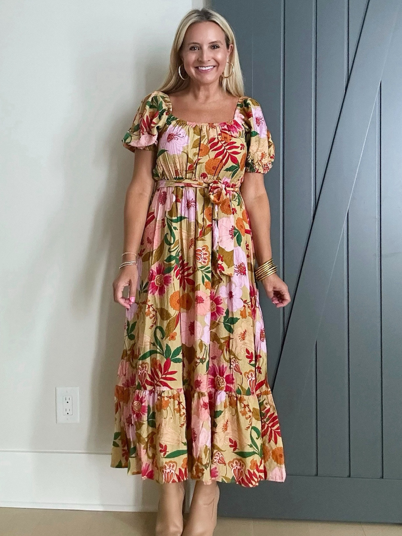 Cutest dress for fall. Wearing size small. Code FANCY15 for 15% off



#LTKSeasonal #LTKStyleTip #LTKFindsUnder100