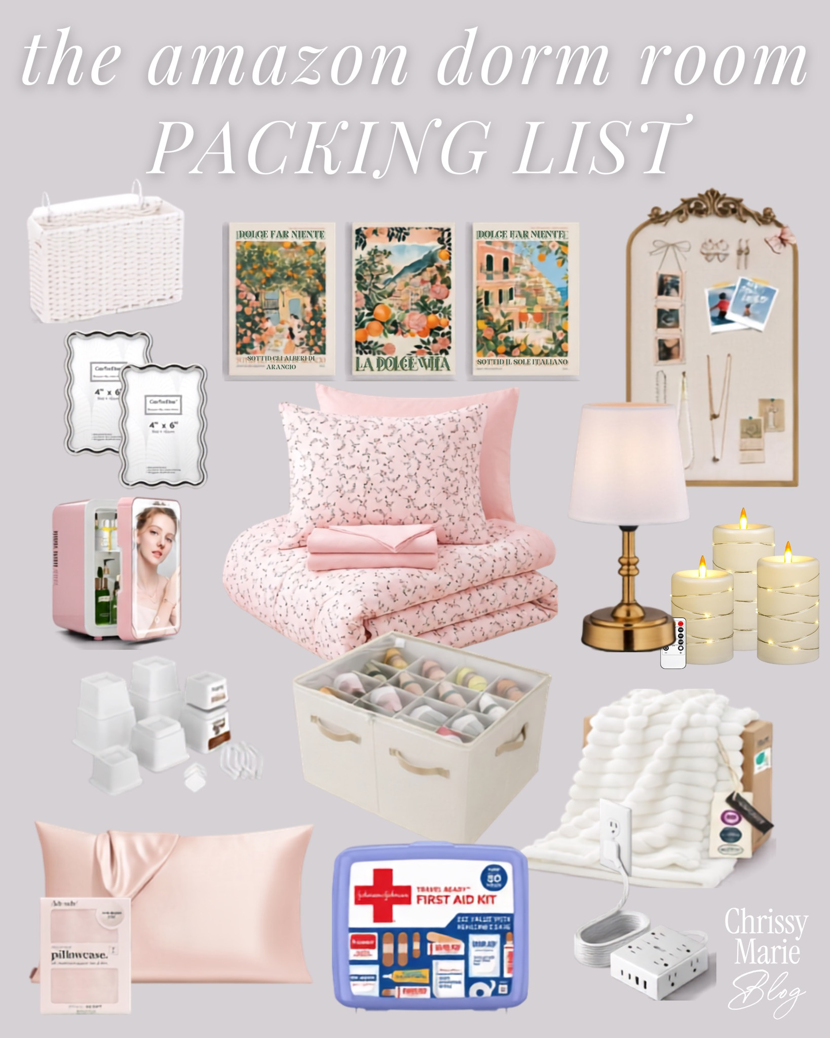 Dorm room essentials that make a small space feel organized, comfortable, and a little more like home. 

 #LTKselfcare #LTKHome #LTKBeauty