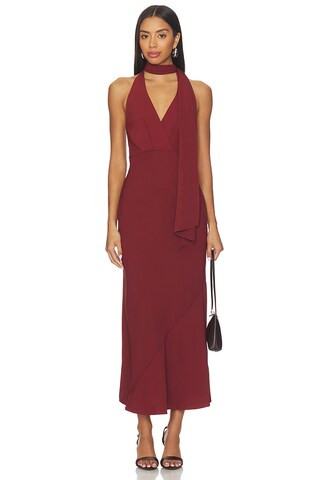 ASTR the Label Hilaire Dress in Rust Brown from Revolve.com | Revolve Clothing (Global)