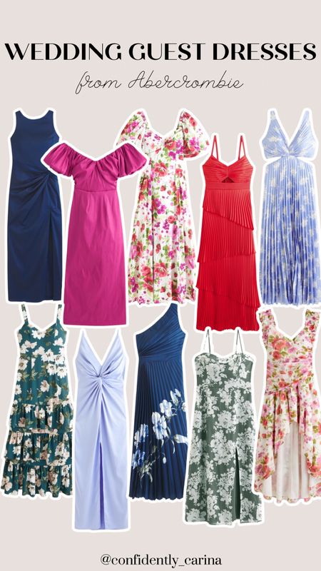 So many beautiful dresses at Abercrombie that are perfect for wedding guest dresses! I’m loving the florals and the colors💕

#LTKParties #LTKMidsize #LTKStyleTip