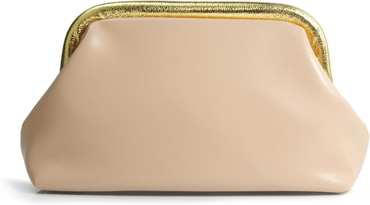 Women's Evening Clutch Purse with Detachable Chain Strap Soft Faux Leather Shoulder Bag for Eveni... | Amazon (US)