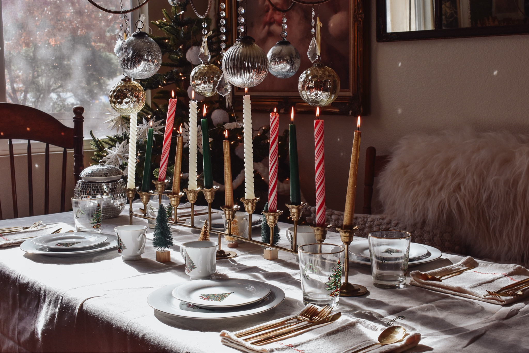 #LTKhome Christmas Tablescape Christmas linens #LTLstyletip #LTKU

#LTKSeasonal #LTKparties #LTKHoliday