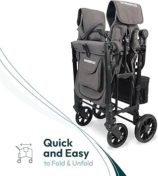 WONDERFOLD W2 Elite Stroller Wagon (2 Seater) - Collapsible Wagon Stroller with Seats with 5-Poin... | Amazon (US)