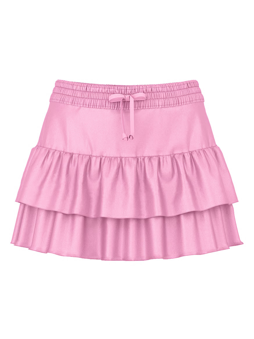 Summer Fling Satin Ruffle Skirt | Victoria's Secret (US / CA )