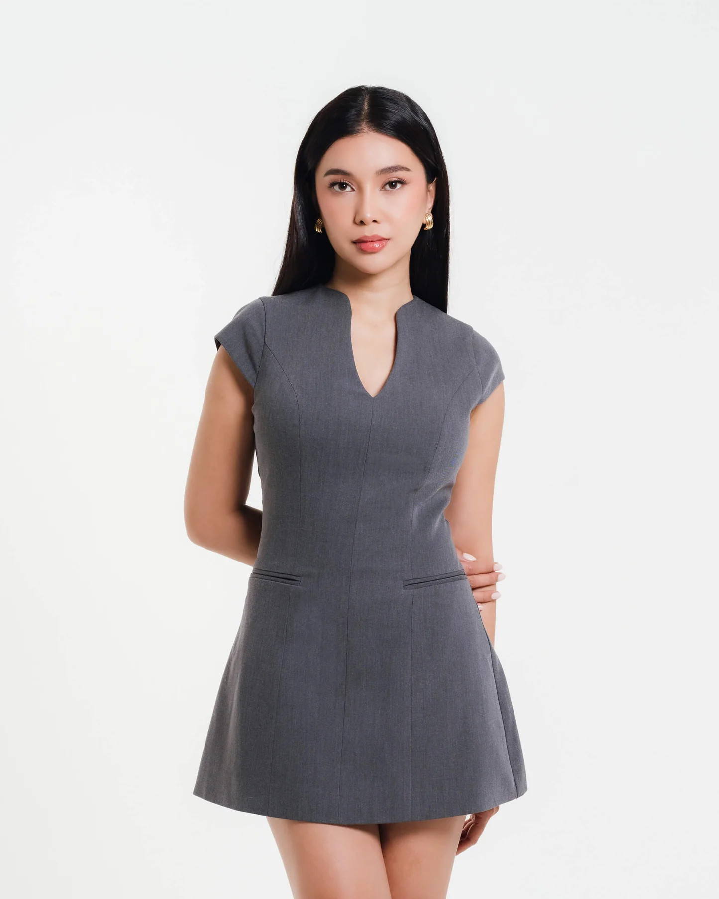 Martina Keyhole Mini Dress | Fleur Elize