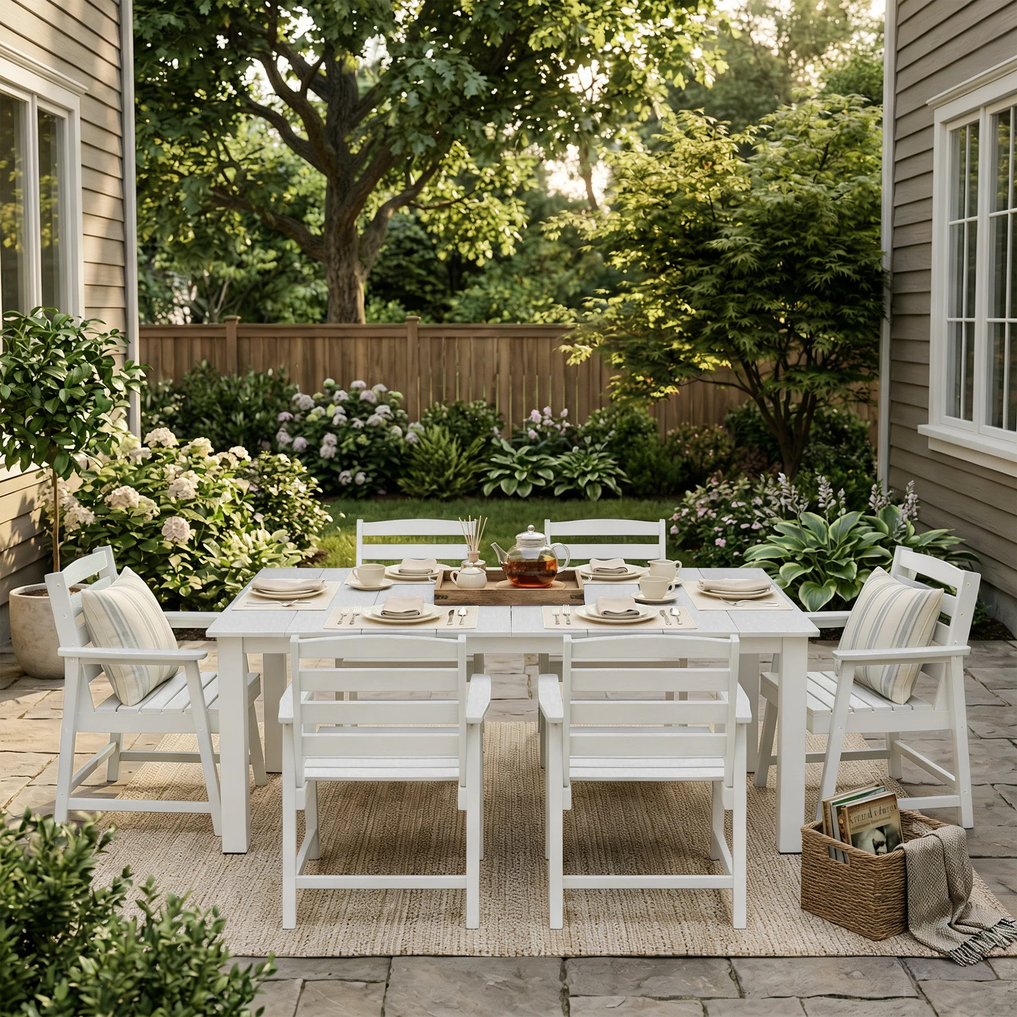 Six-piece Outdoor Patio Dining Table Set | Wayfair North America