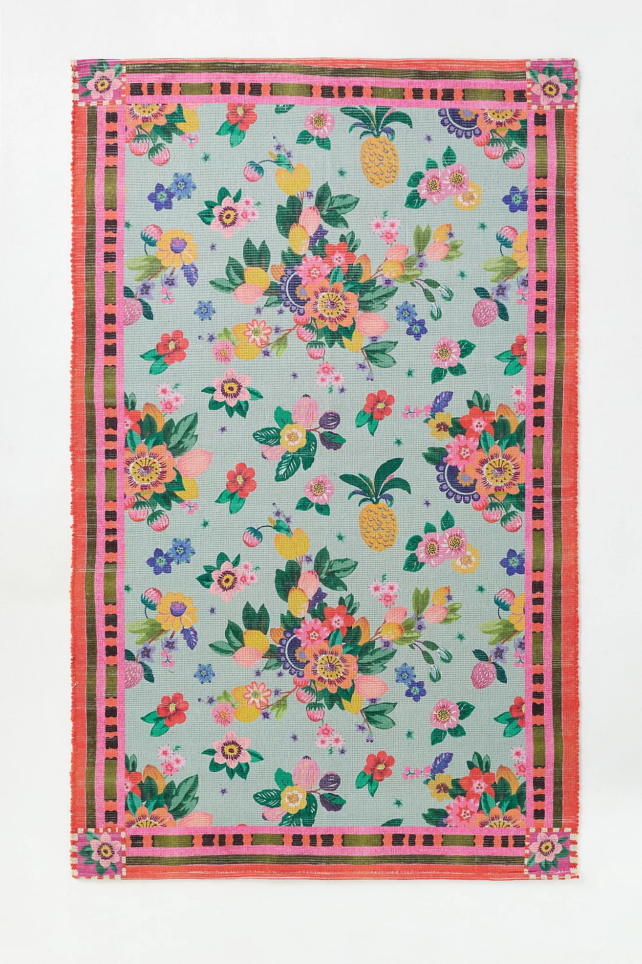 Lannie Indoor/Outdoor Flatwoven Printed Fruit Rug | Anthropologie (US)