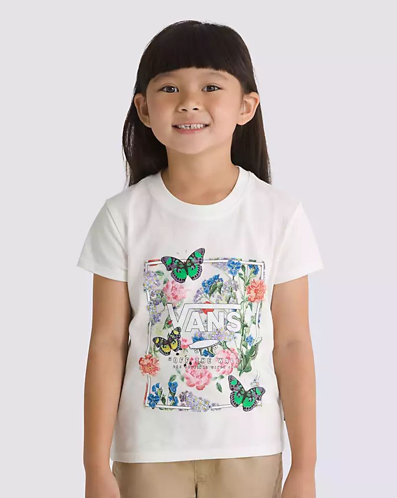 Little Kids Butter Floral Crew T-Shirt | Vans (US)