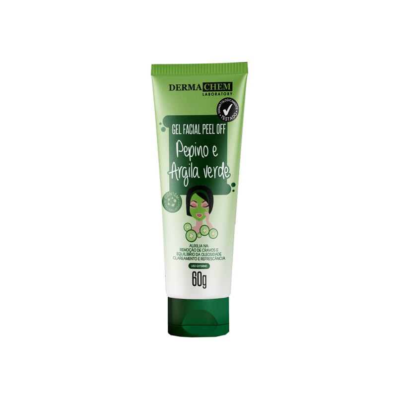 Dermachem Gel Peel Off Pepino e Argila Verde 60g | Beleza Na Web (BR)